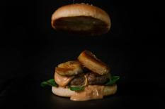 Foie gras & beef burger